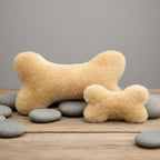 100% Sheepskin Bone w/Squeaker