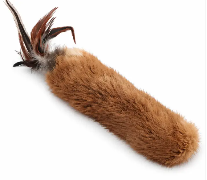 Natural Rabbit Cat Kickers w/Sound