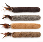 Natural Rabbit Cat Kickers w/Sound