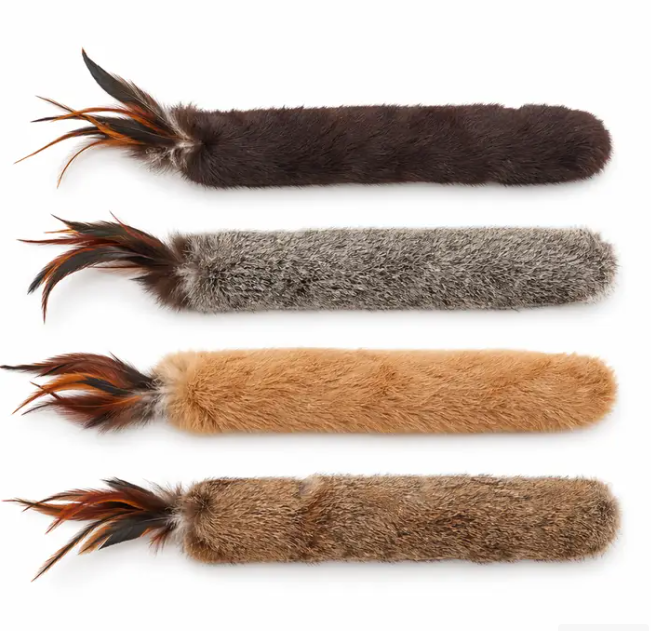 Natural Rabbit Cat Kickers w/Sound