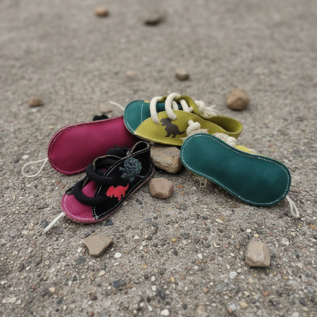 Leather Dog Toy Shoe
