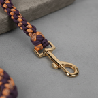 Maroon Flower  Paracord Leash-3 Sizes