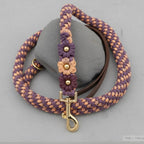 Maroon/Peach/Purple Paracord Buckle Collar 4MM