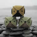 Leather Puffer Fish Dog Toy