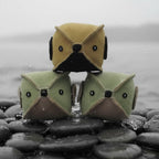 Leather Puffer Fish Dog Toy