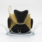 Leather Puffer Fish Dog Toy