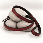 Leather Foil Hammered Dog Leashes
