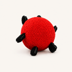 100% Sheepskin Dog Ball w/Sound