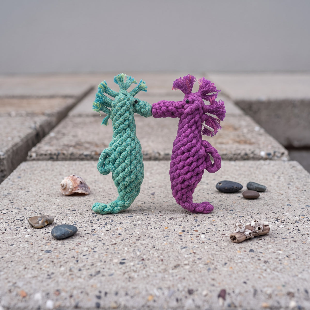 Rope Seahorse Dog Toy