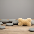 100% Sheepskin Bone w/Squeaker