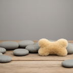 100% Sheepskin Bone w/Squeaker